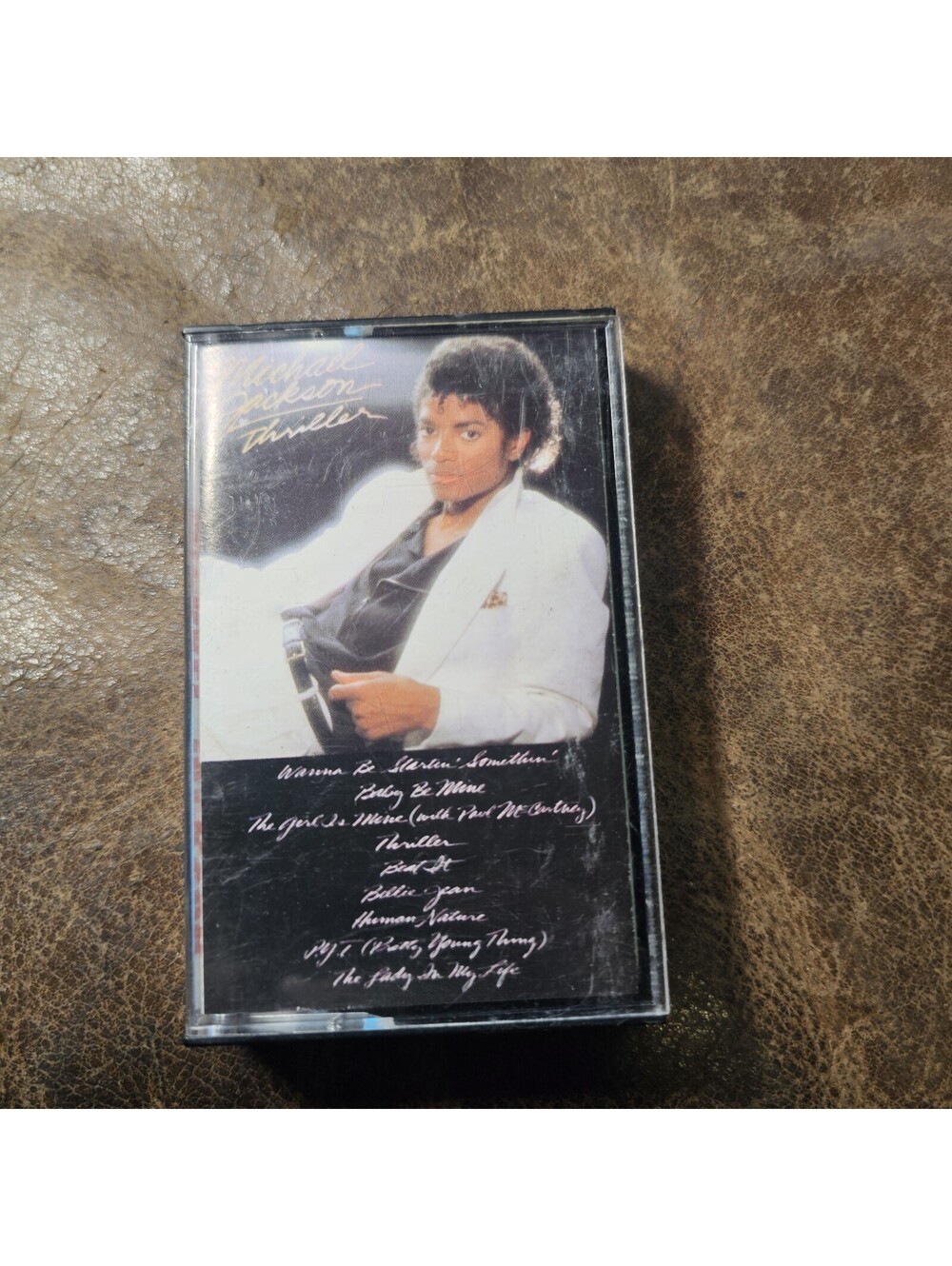 Michael Jackson Thriller Album Cassette Tape 1982 Epic Records Pop